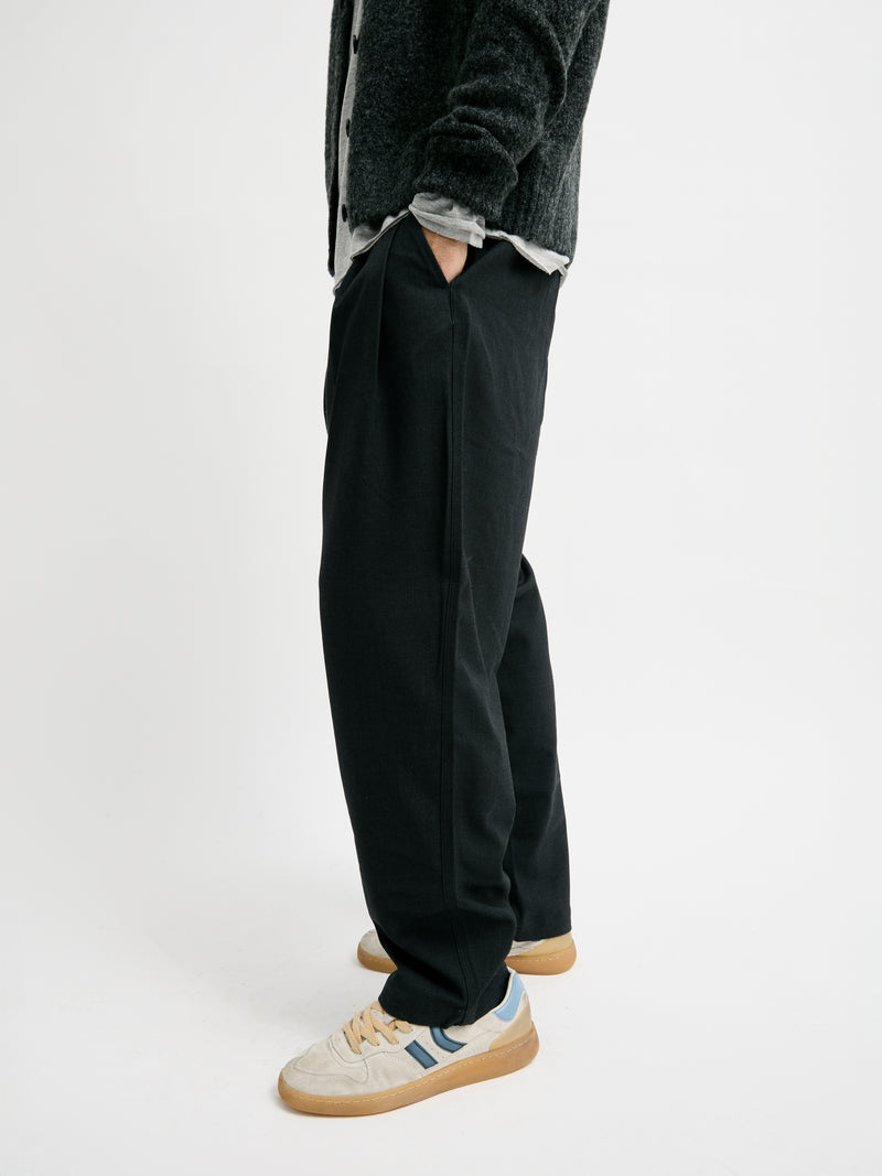 Pantalones relaxed fit con pinzas - Montreal