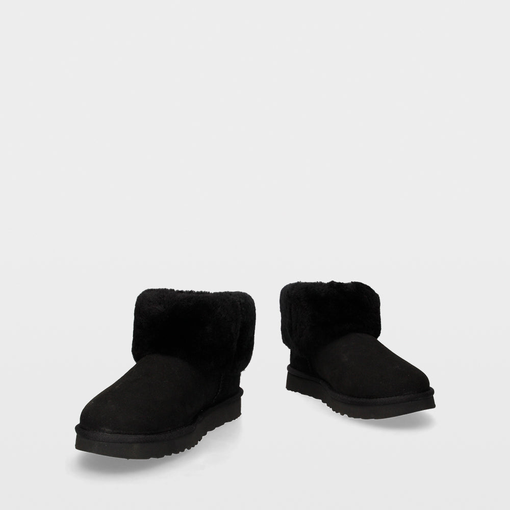 Ugg Classic Mini Fluff - Botines negros