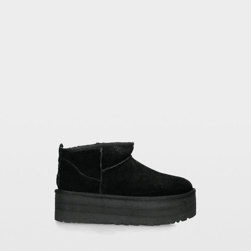 Ugg Classic Ultra Mini - Furry Platform Booties