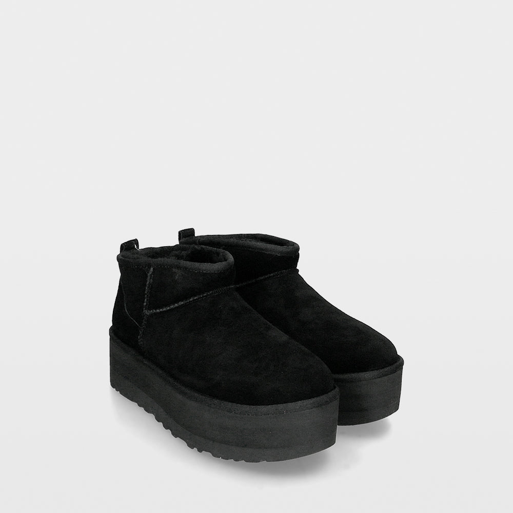 Ugg Classic Ultra Mini - Furry Platform Booties