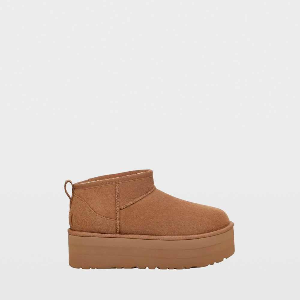 Ugg Ultra Platform - Botín de piel