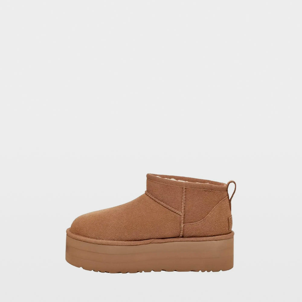 Ugg Ultra Platform - Botín de piel