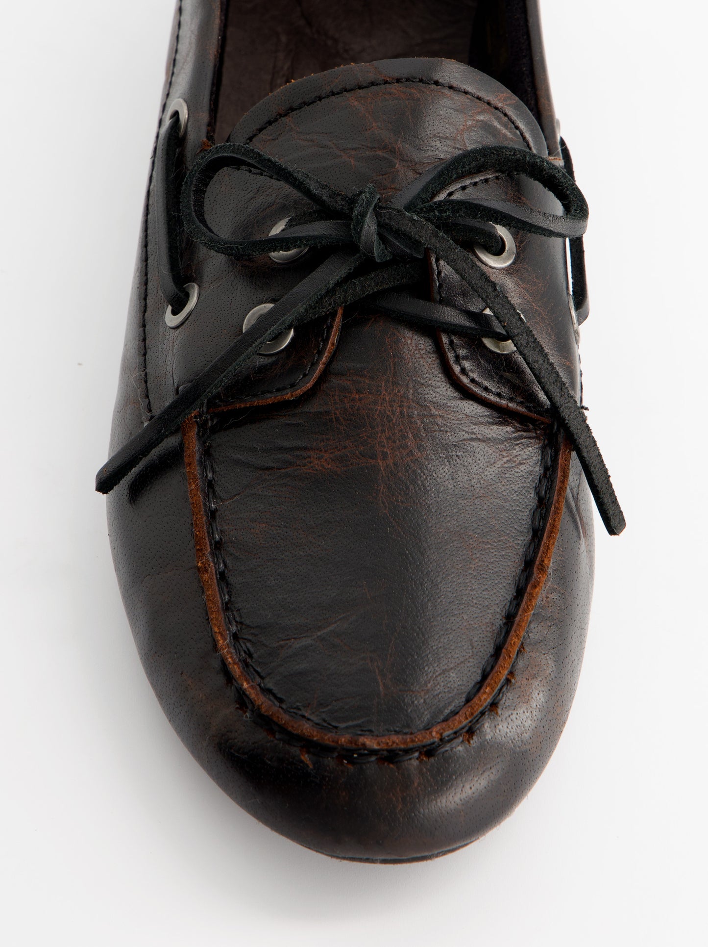 Nautical leather moccasins - ULK Blossom