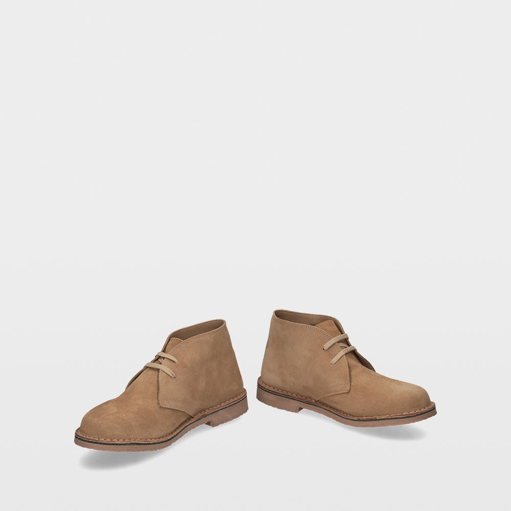 Ulanka Earth Pansy - Leather Desert Boots