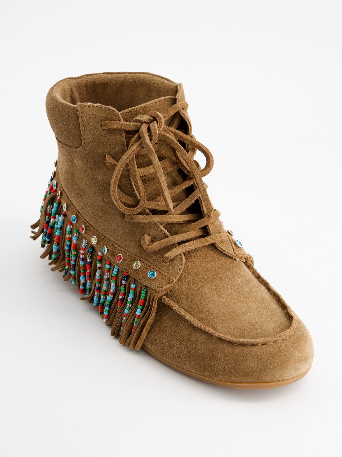 Fringed leather ankle boots - ULK Forth