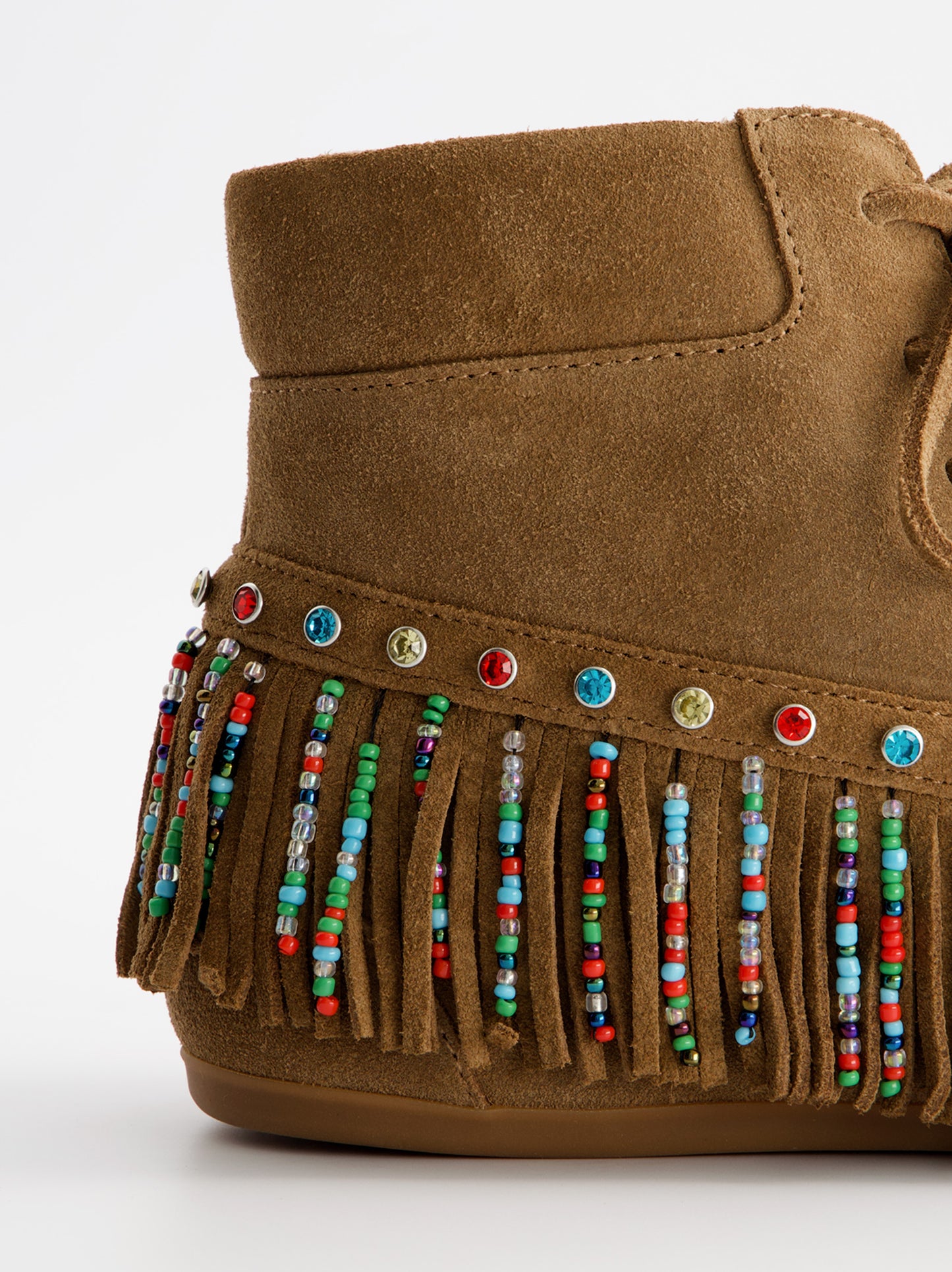 Fringed leather ankle boots - ULK Forth