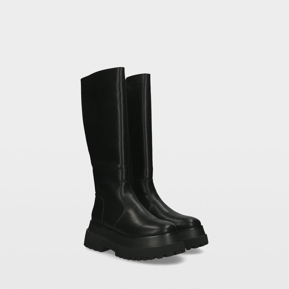 Ulanka Gang Blade - Botas negras plataforma