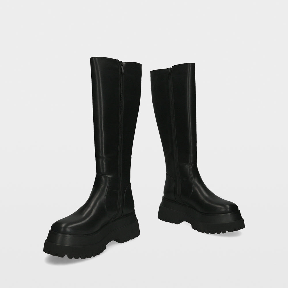 Ulanka Gang Blade - Black Platform Boots