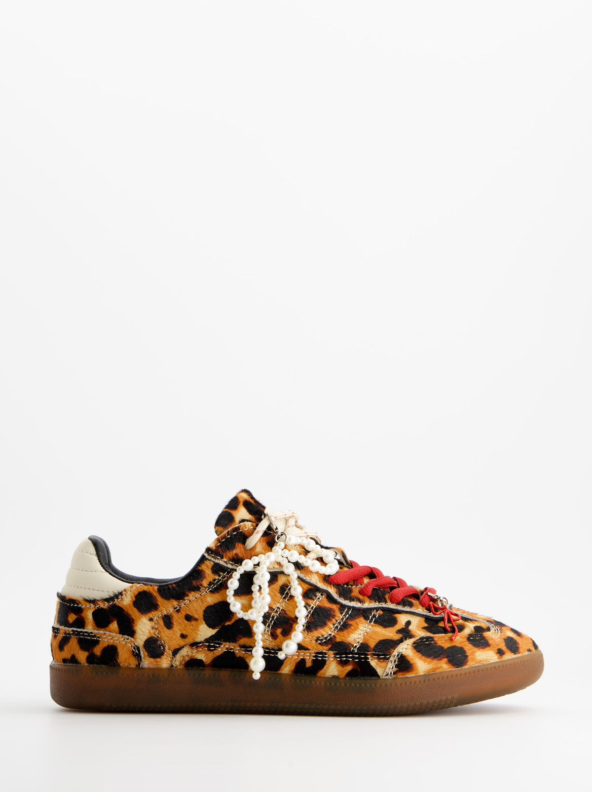 Animal print leather sneakers - ULK Glasgow
