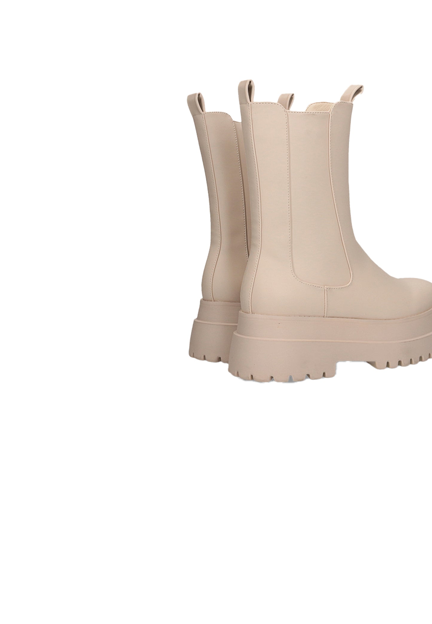 Ulanka Gummy Boots Deane - Rubberized platform ankle boots