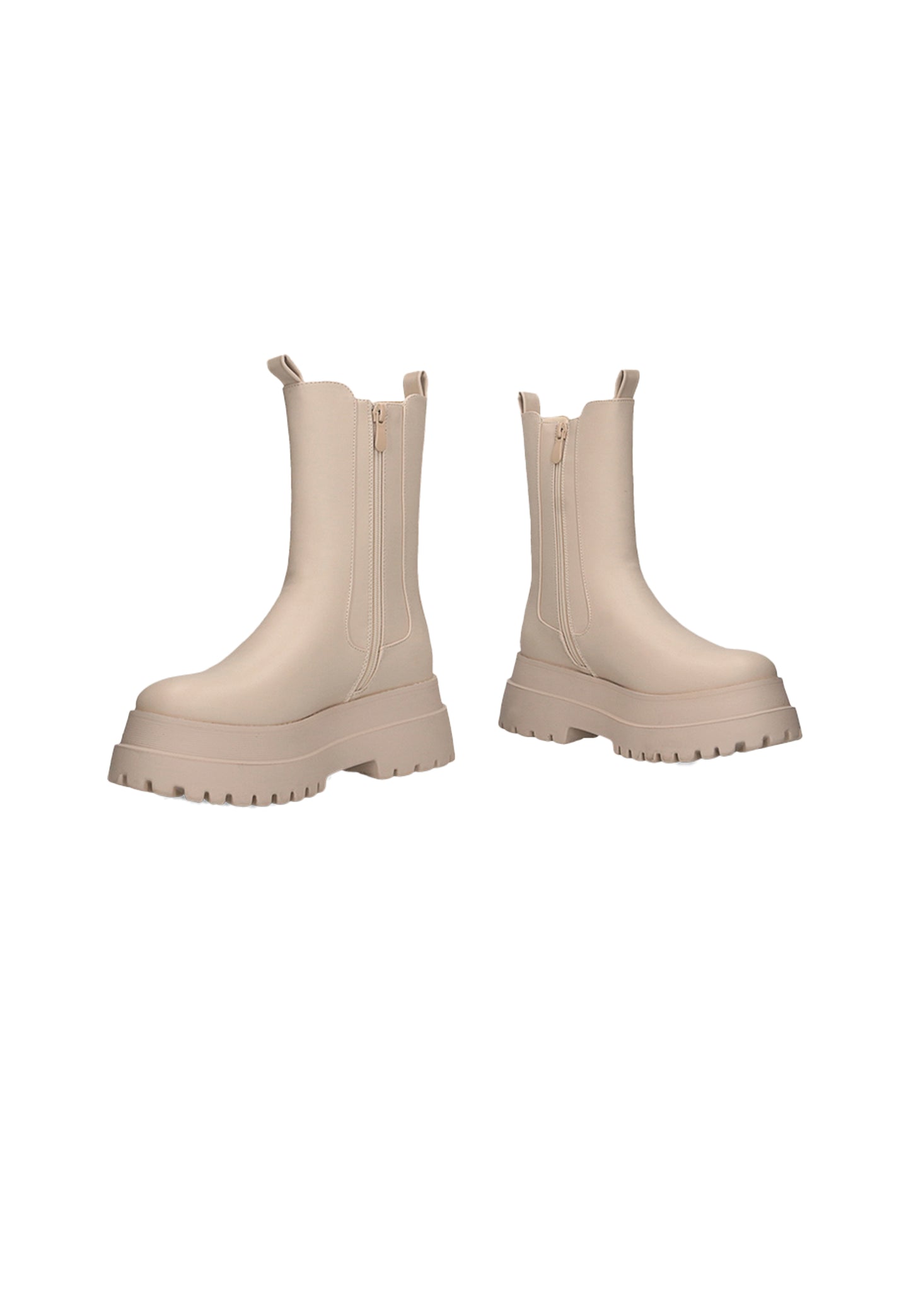 Ulanka Gummy Boots Deane - Rubberized platform ankle boots