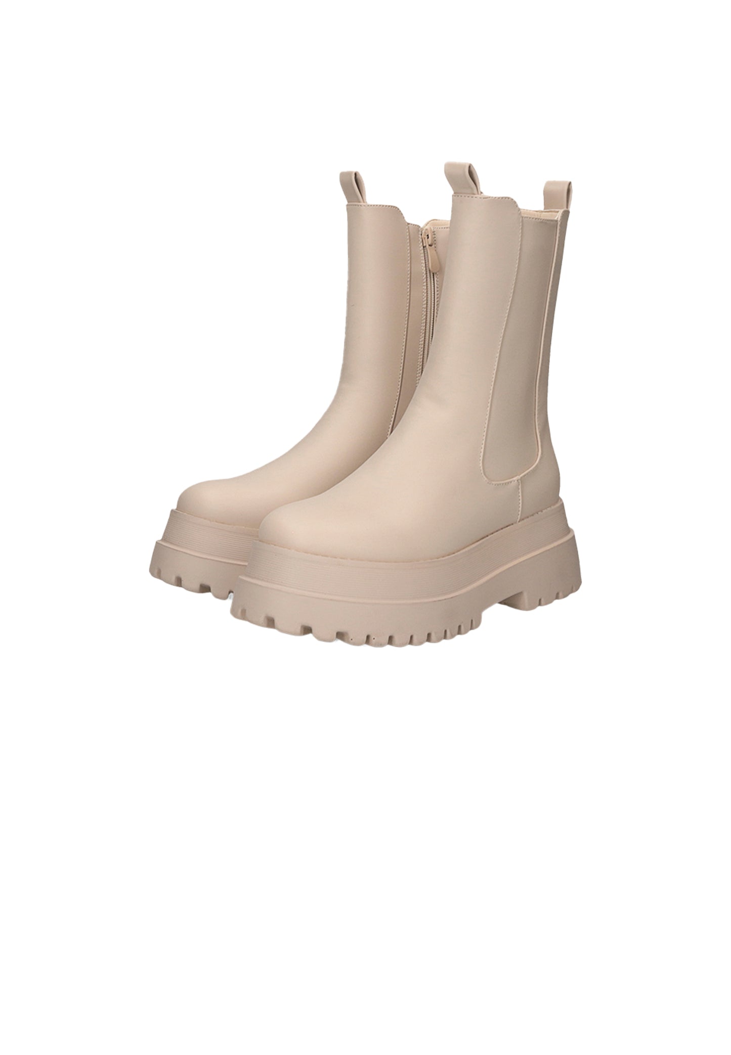 Ulanka Gummy Boots Deane - Rubberized platform ankle boots