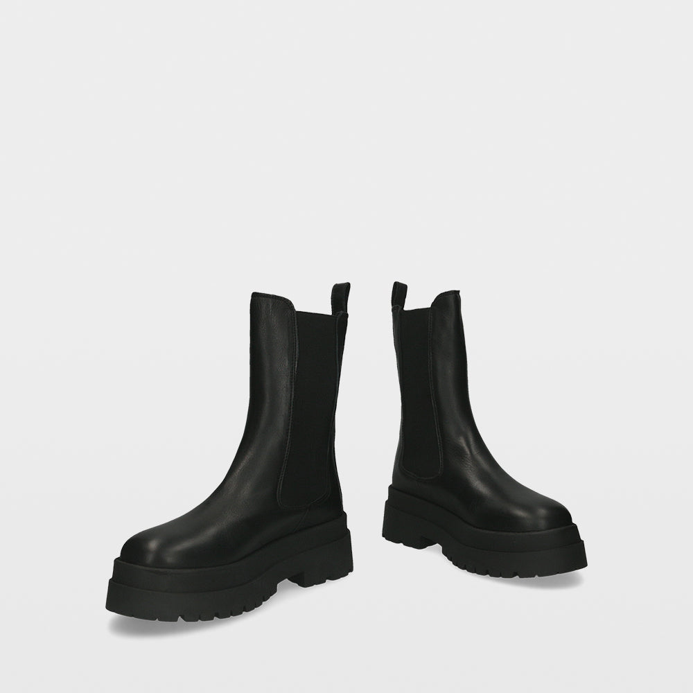 Ulanka Happy Monochrome Alesia Hi - Leather Ankle Boots