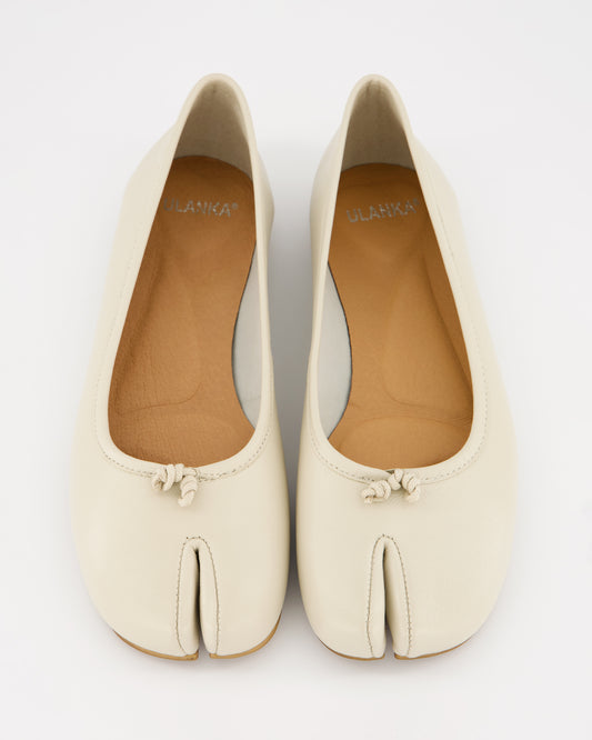 Leather tabi ballerinas - Karva