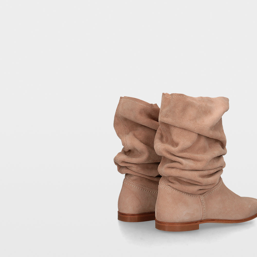 Ulanka Sumy - Soft leather ruched boot