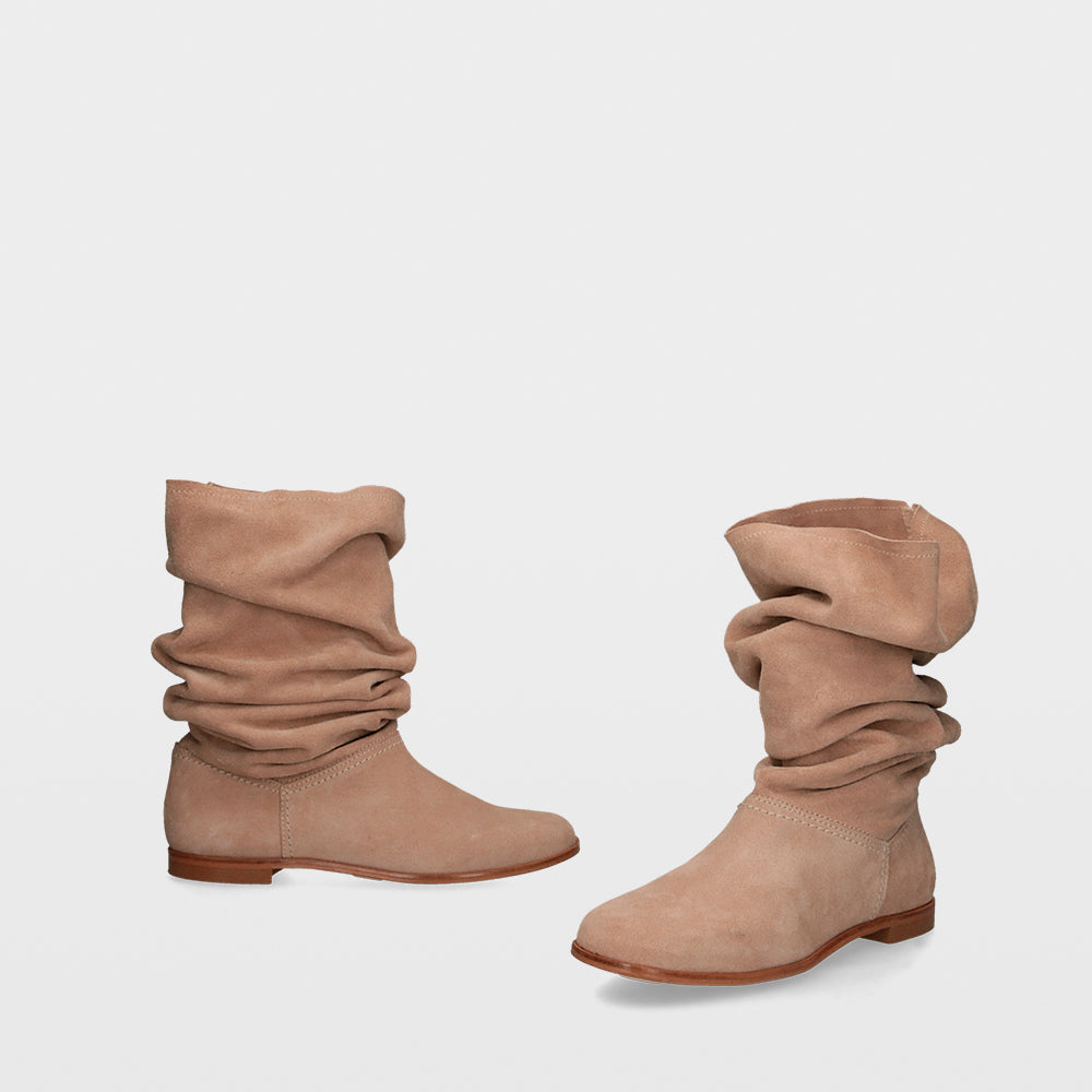 Ulanka Sumy - Soft leather ruched boot