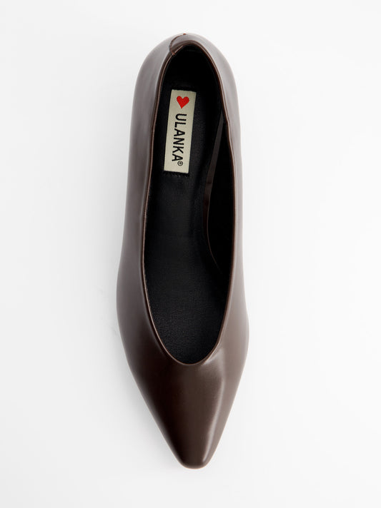Zapatos de tacón marrones - ULK Tanny