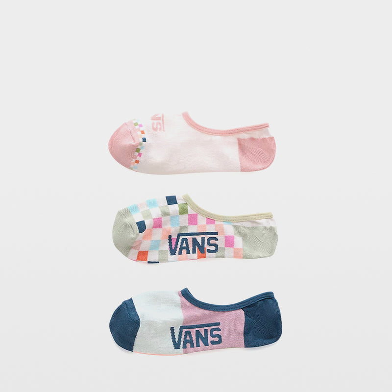 Vans Invisibles Check Yes Cannodle Socks 3 Pack