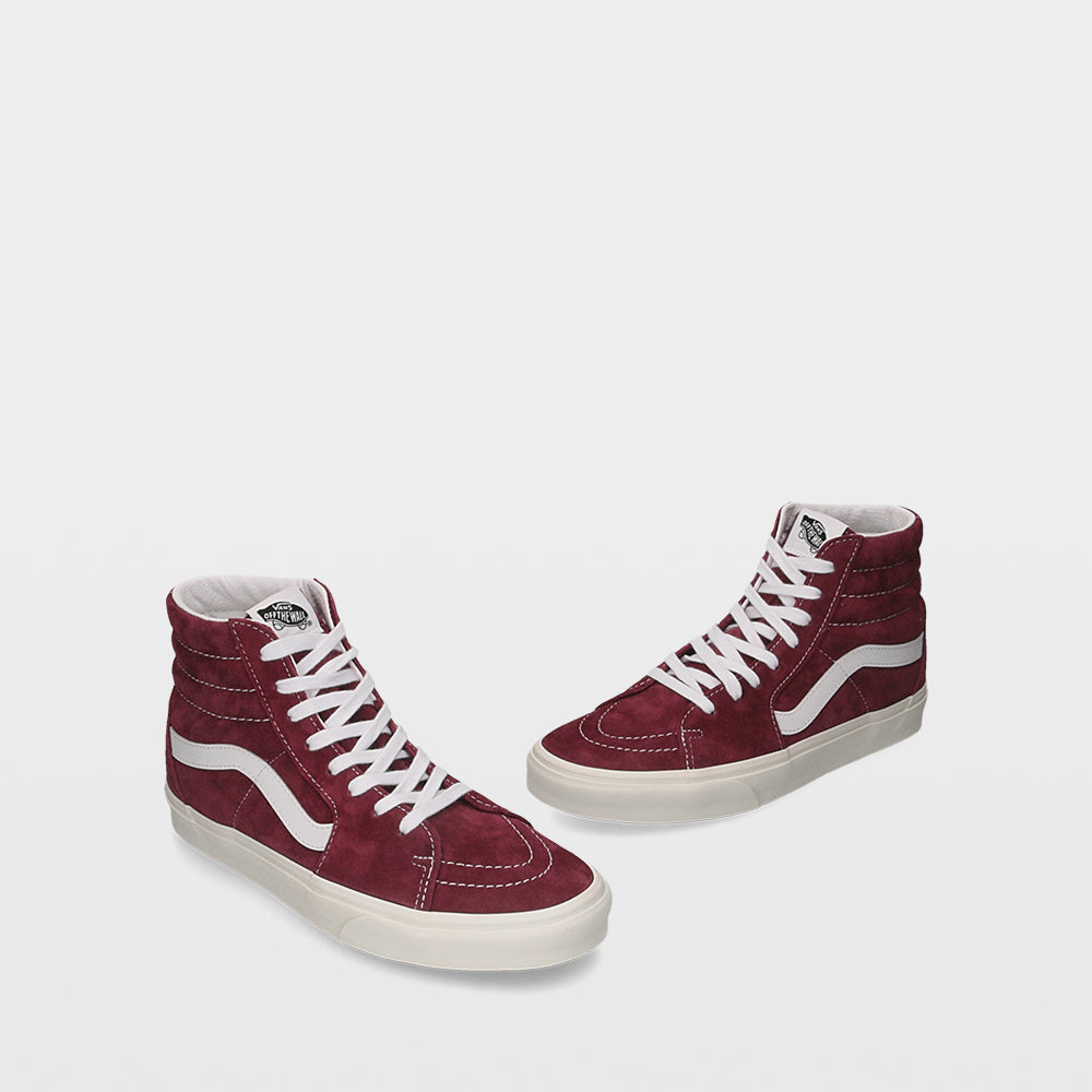 Vans Sk8-Hi - Maroon High Top Sneakers