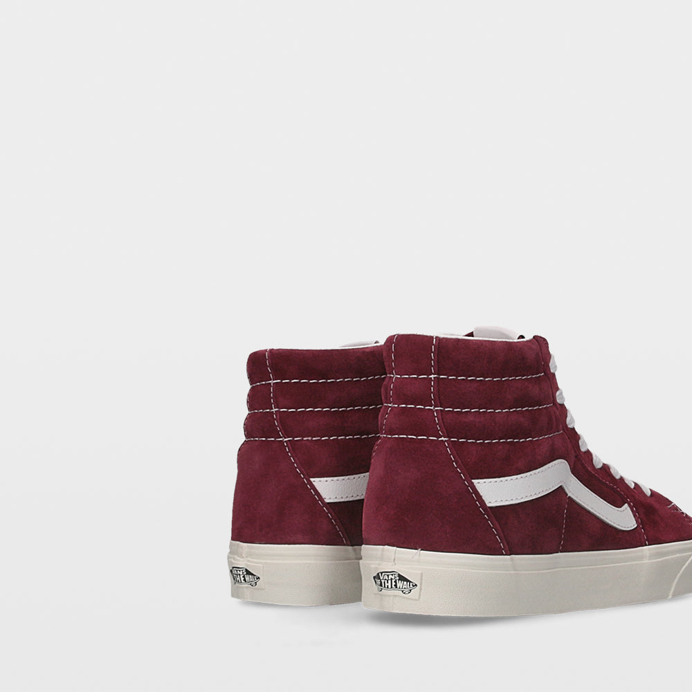 Vans Sk8-Hi - Maroon High Top Sneakers