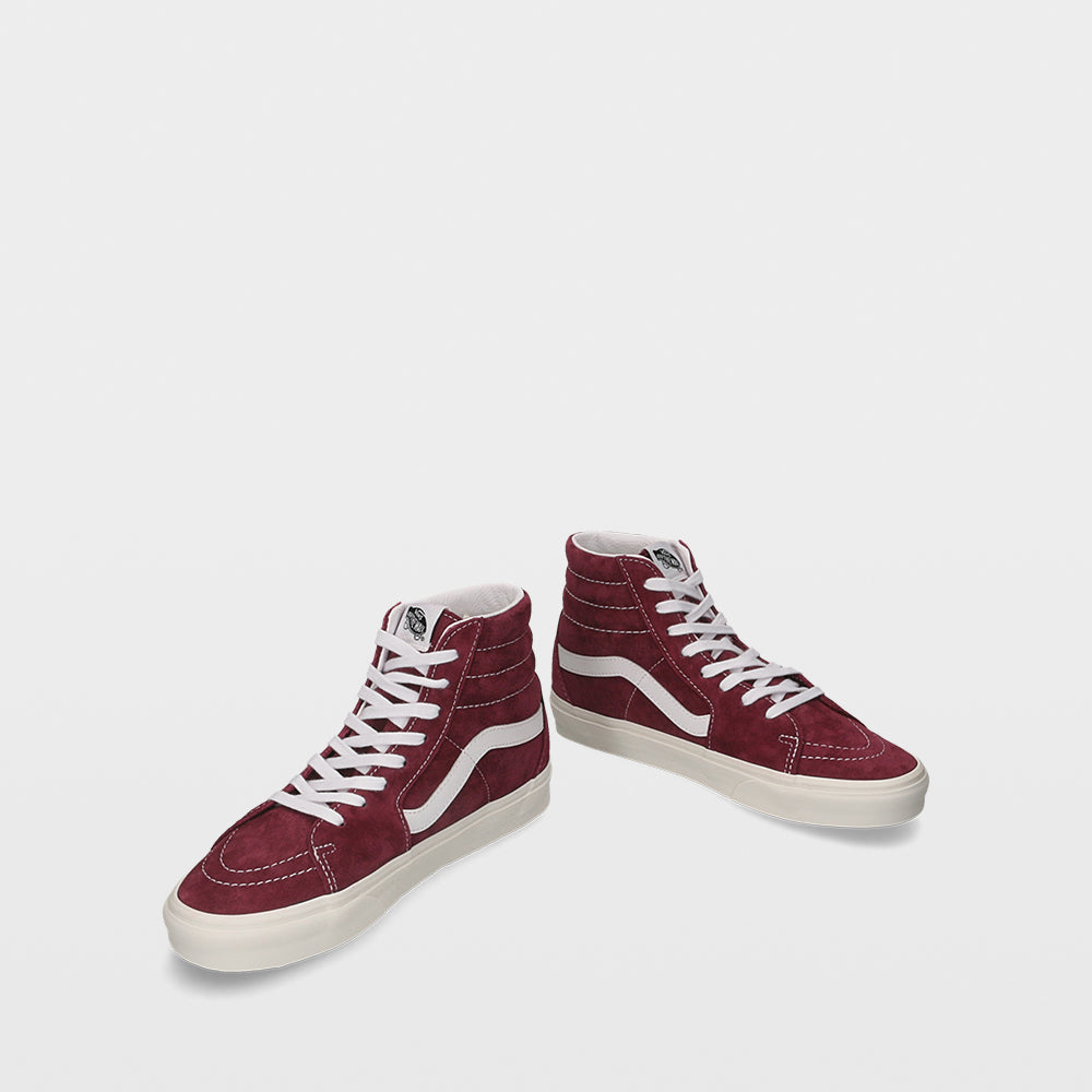 Vans Sk8-Hi - Maroon High Top Sneakers