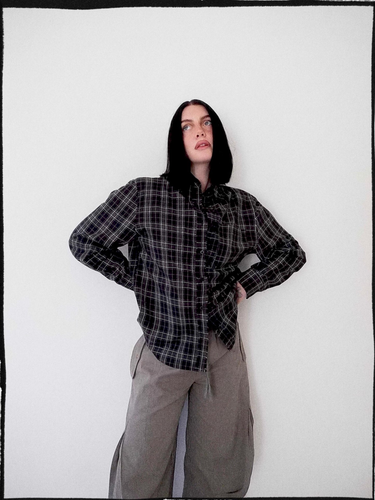 Camisa a cuadros relaxed fit - Aby