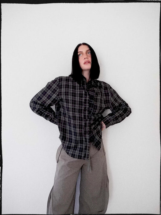 Relaxed fit checked shirt - Aby