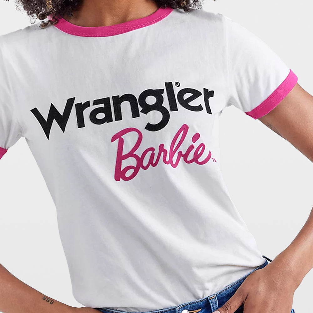 Wrangler x Barbie Logo - Camiseta