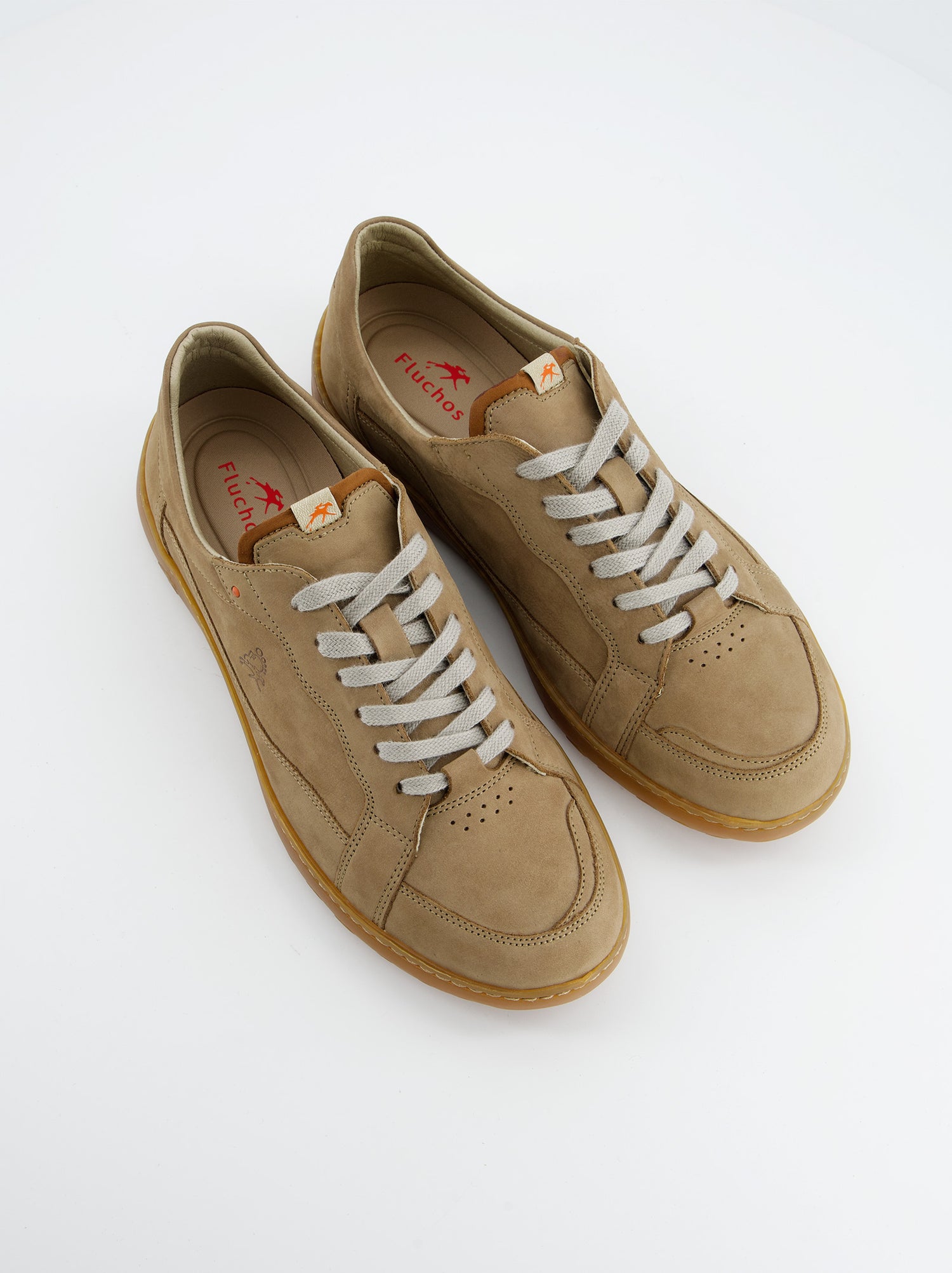 Zapatilla Casual De Piel Marrones - Fluchos