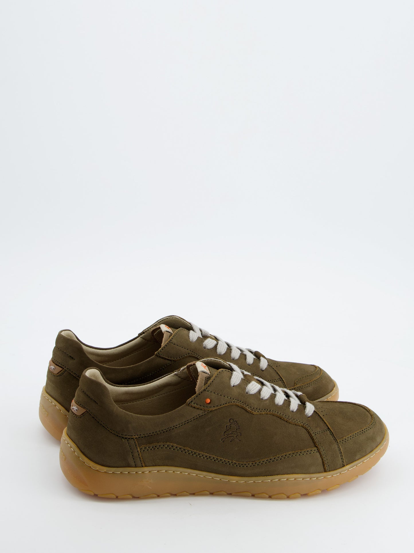 Zapatilla Casual De Piel Verdes - Fluchos