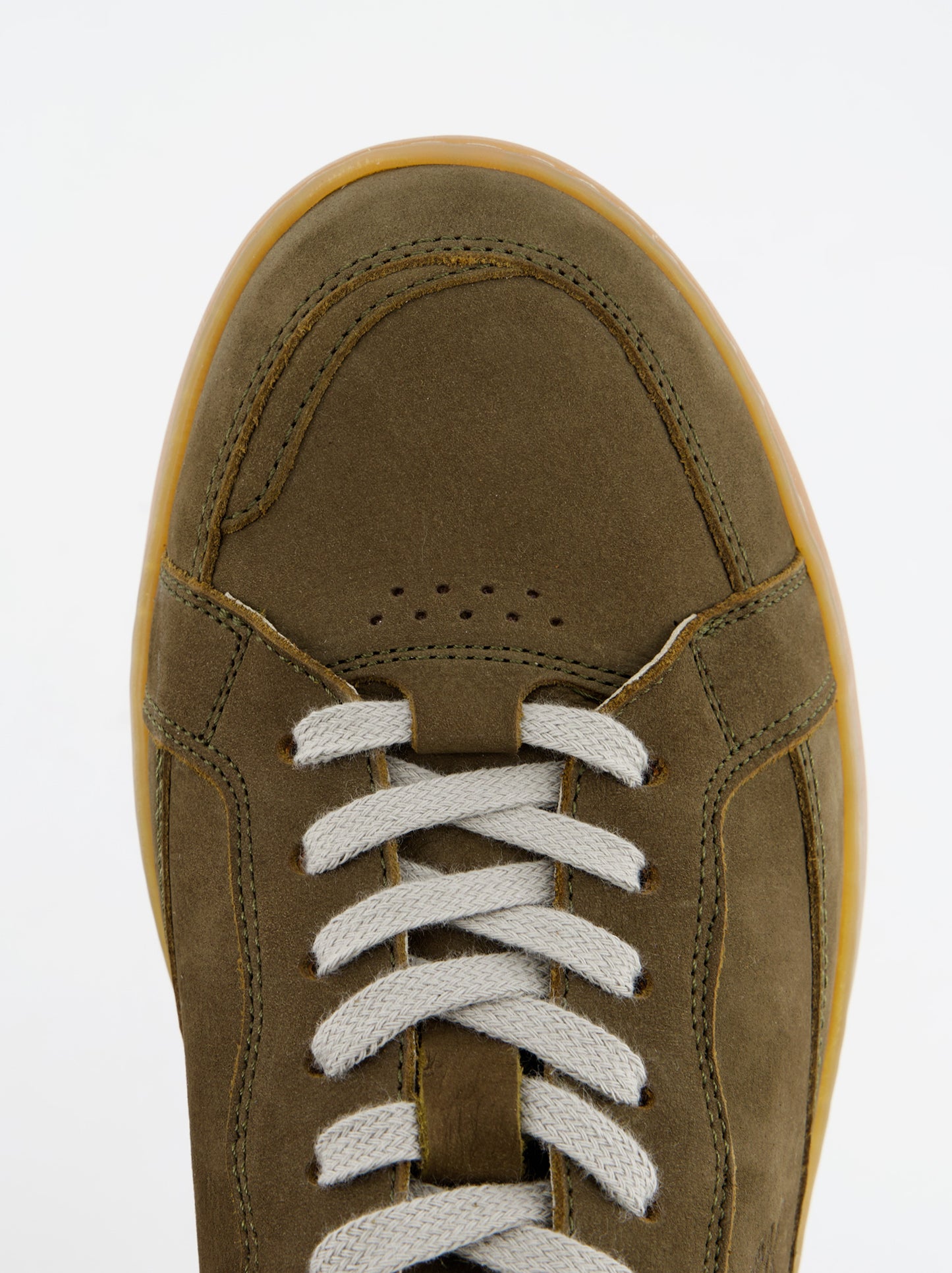 Zapatilla Casual De Piel Verdes - Fluchos