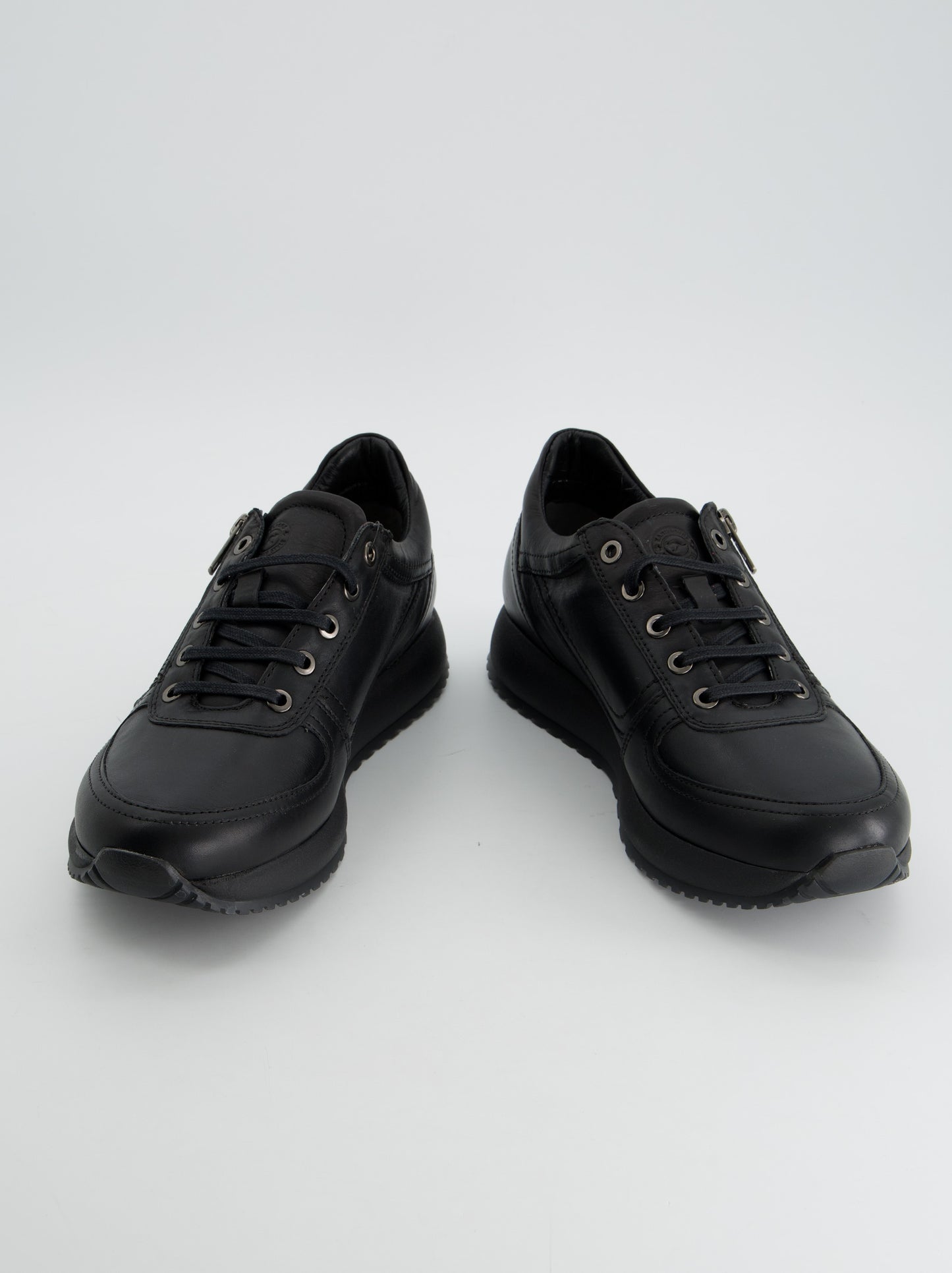 Zapatilla Casual Negra con Cremalleras Laterales - Kangaroos
