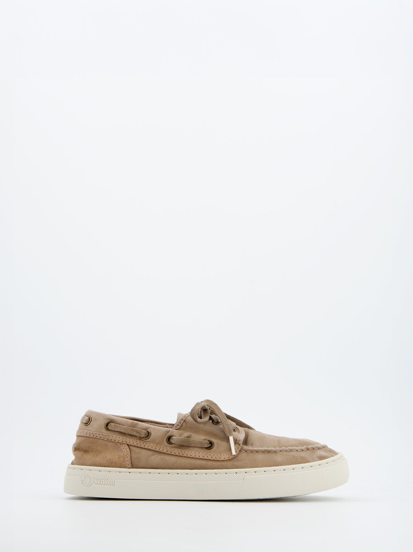 Zapatilla De Lona Beige Lavado - Natural World