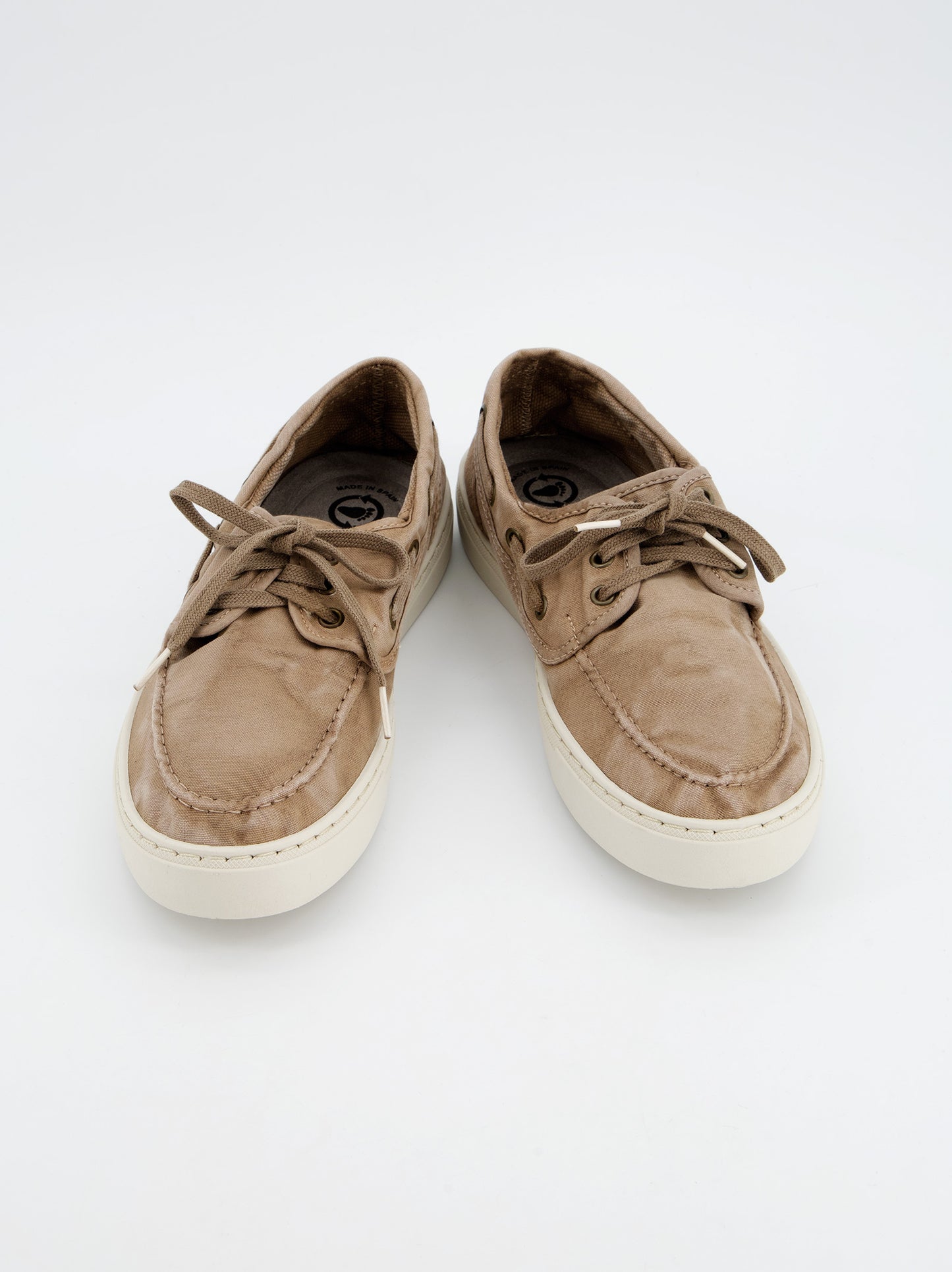 Zapatilla De Lona Beige Lavado - Natural World