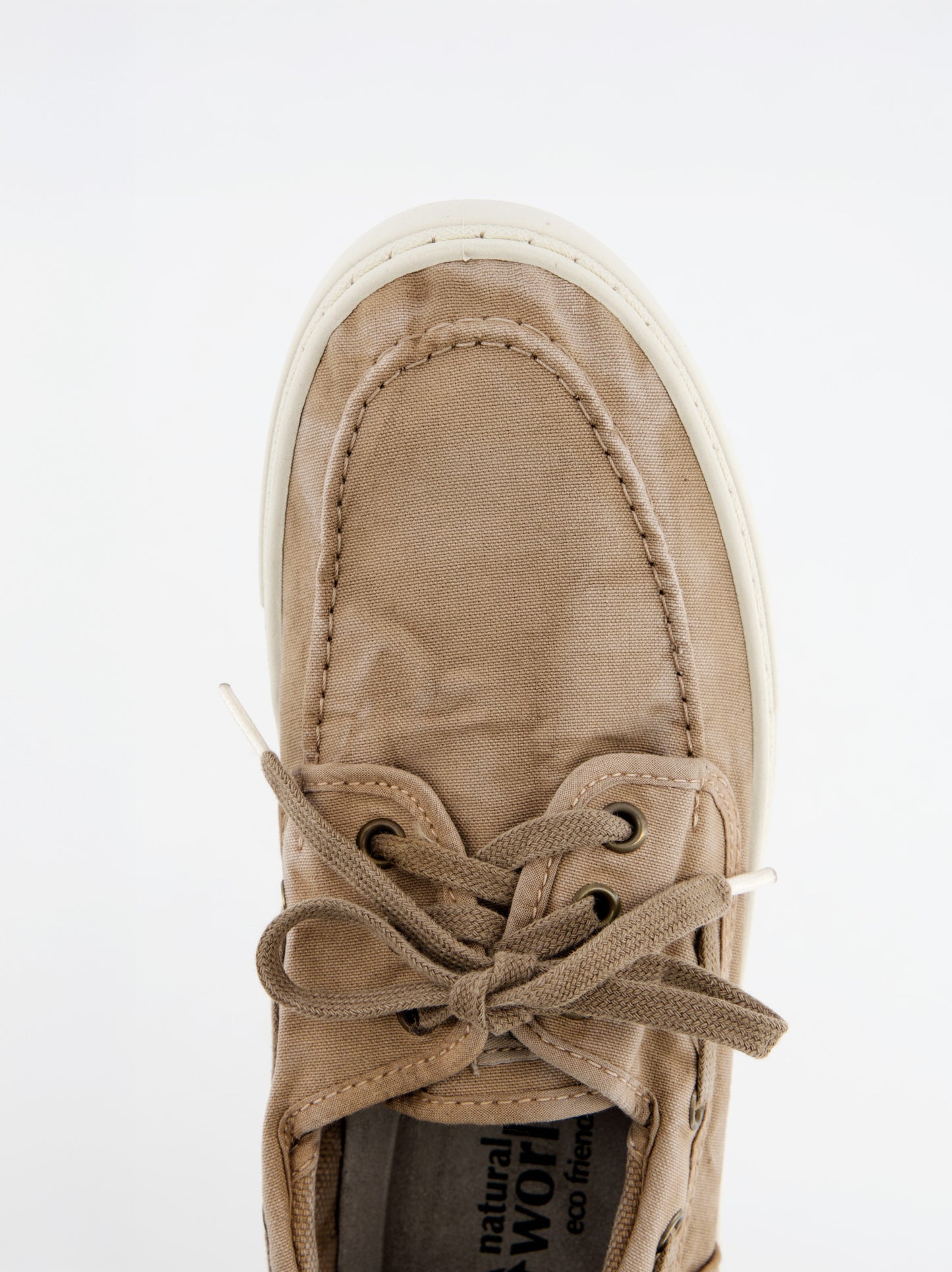Zapatilla De Lona Beige Lavado - Natural World