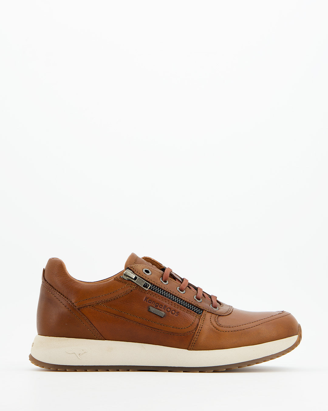 Zapatilla casual  de piel marrón - Kangaroos