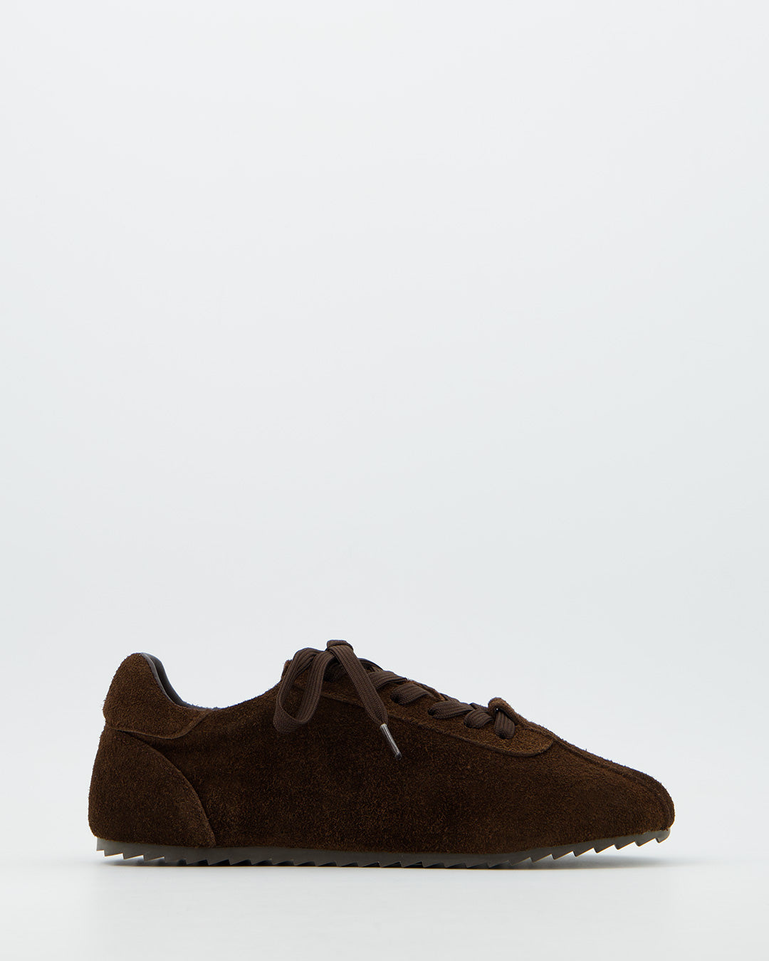 Minimalist brown suede sneaker - Tent