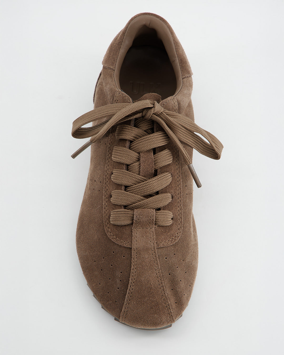 Minimalist brown suede sneaker - Tent