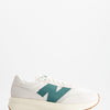 New Balance 370 - Breathable white leather sneakers