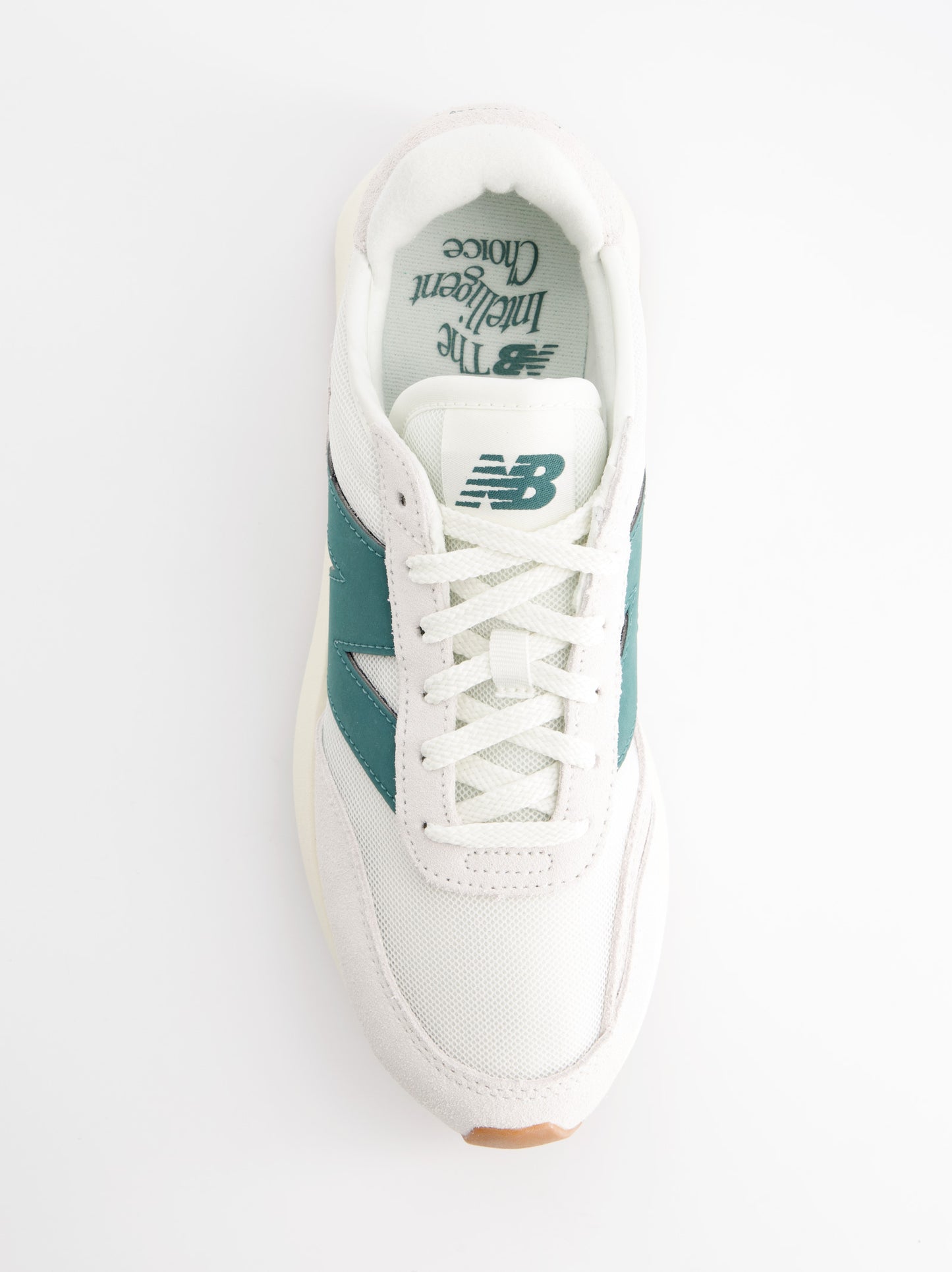 New Balance 370 - Zapatillas blancas de piel transpirables