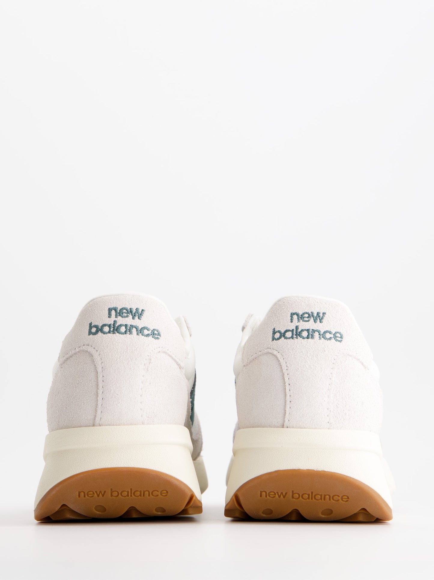 New Balance 370 - Zapatillas blancas de piel transpirables