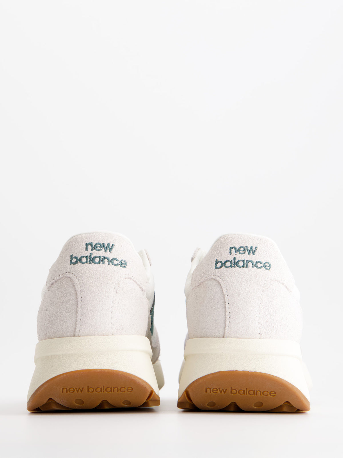 New Balance 370 - Zapatillas blancas de piel transpirables
