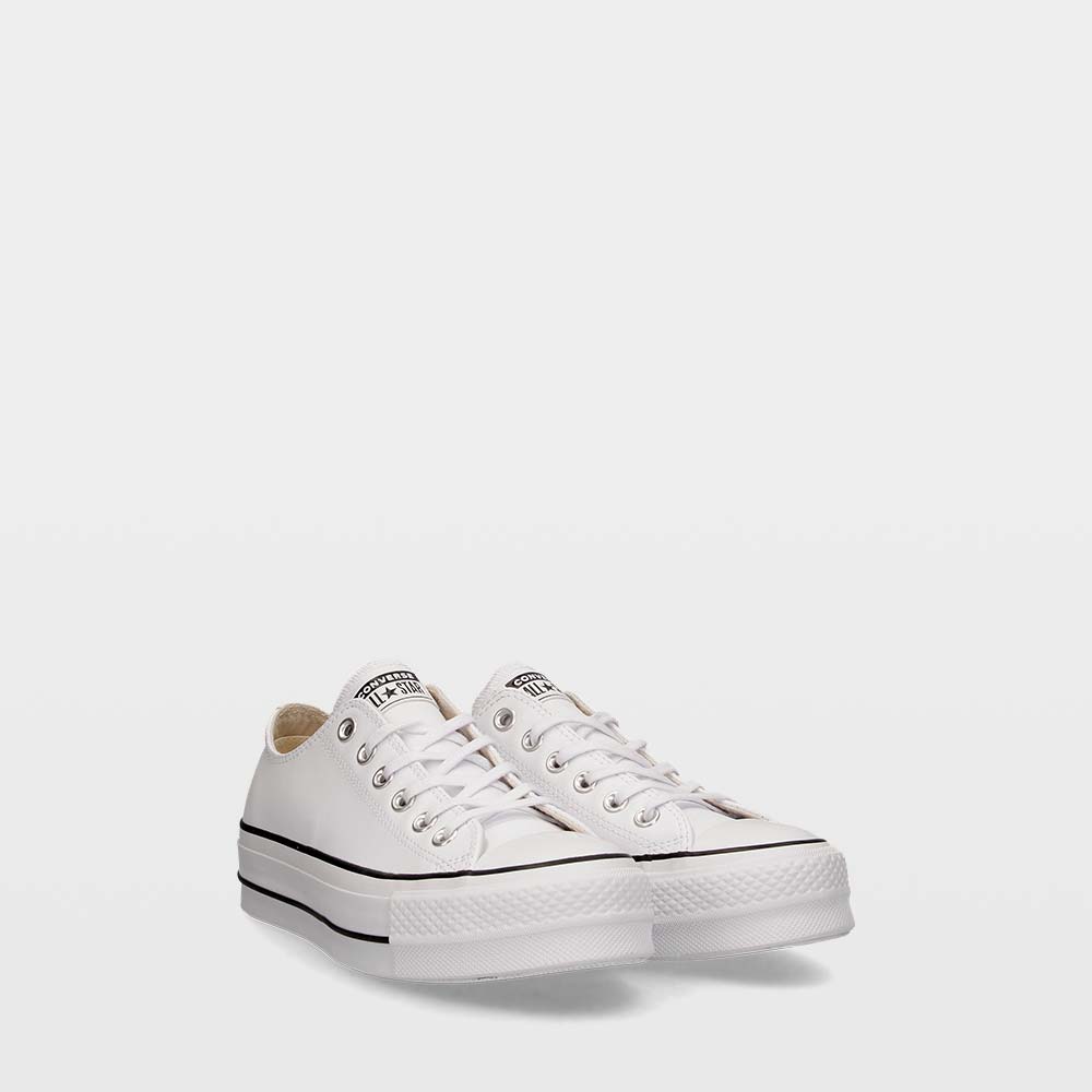 Converse Chuck Taylor All Star Lift Clean Leather Low Top Sneakers