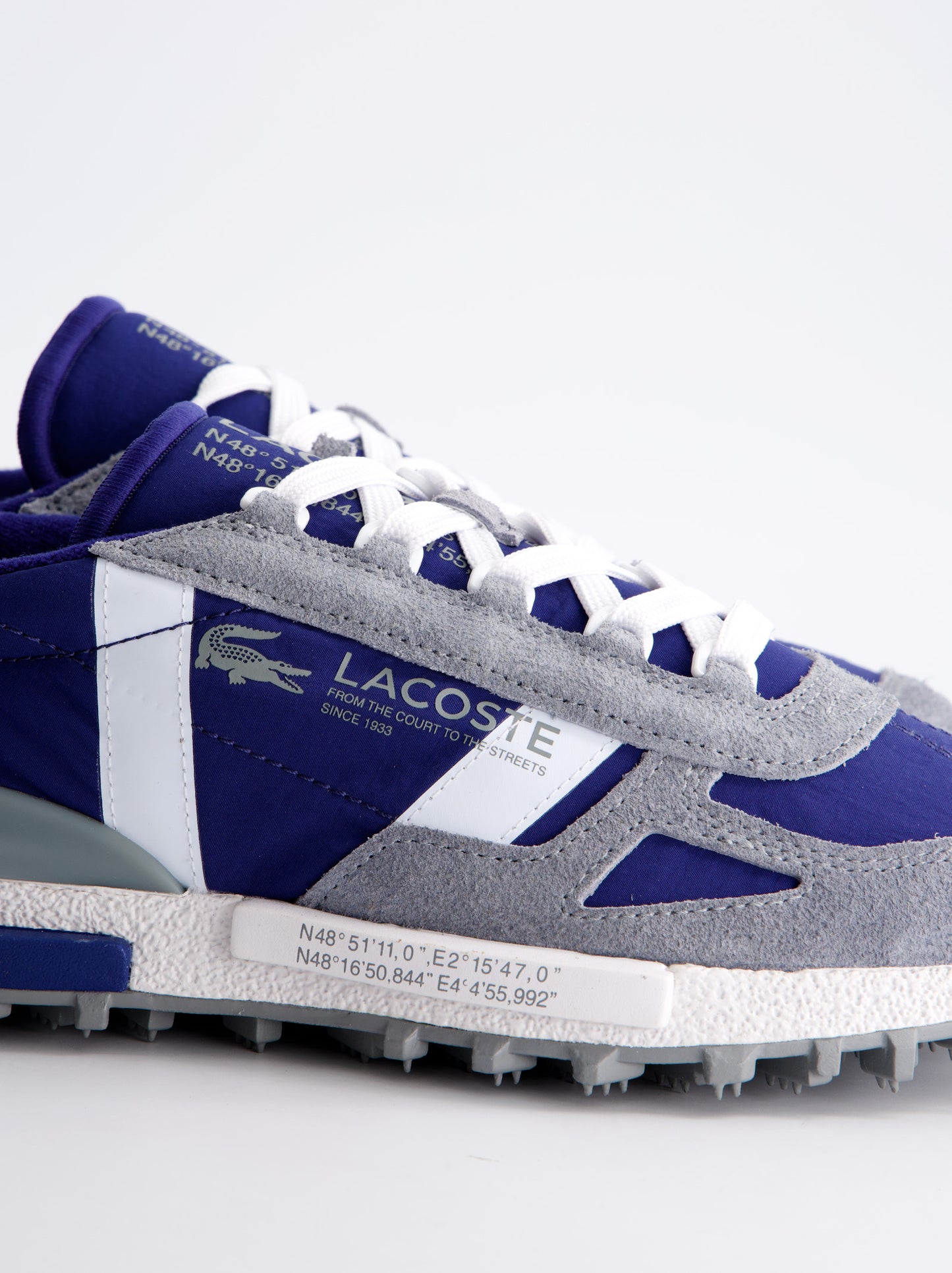 Zapatillas Lacoste Deportivas Azul Eléctrico y Gris - Elite Active