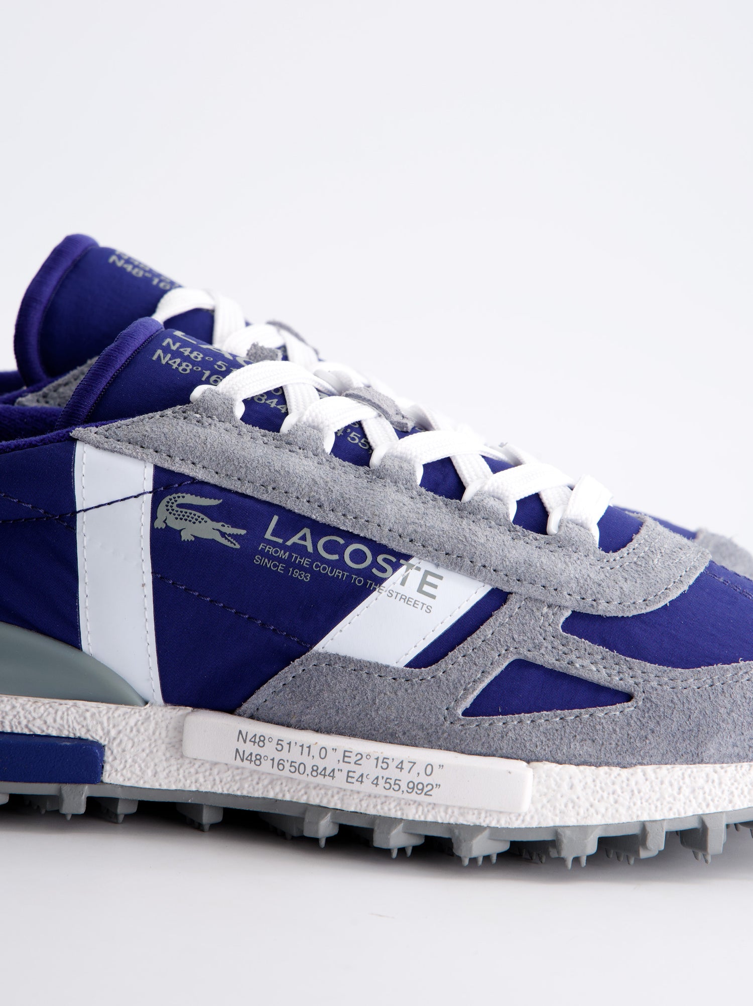 Zapatillas Lacoste Deportivas Azul Eléctrico y Gris - Elite Active