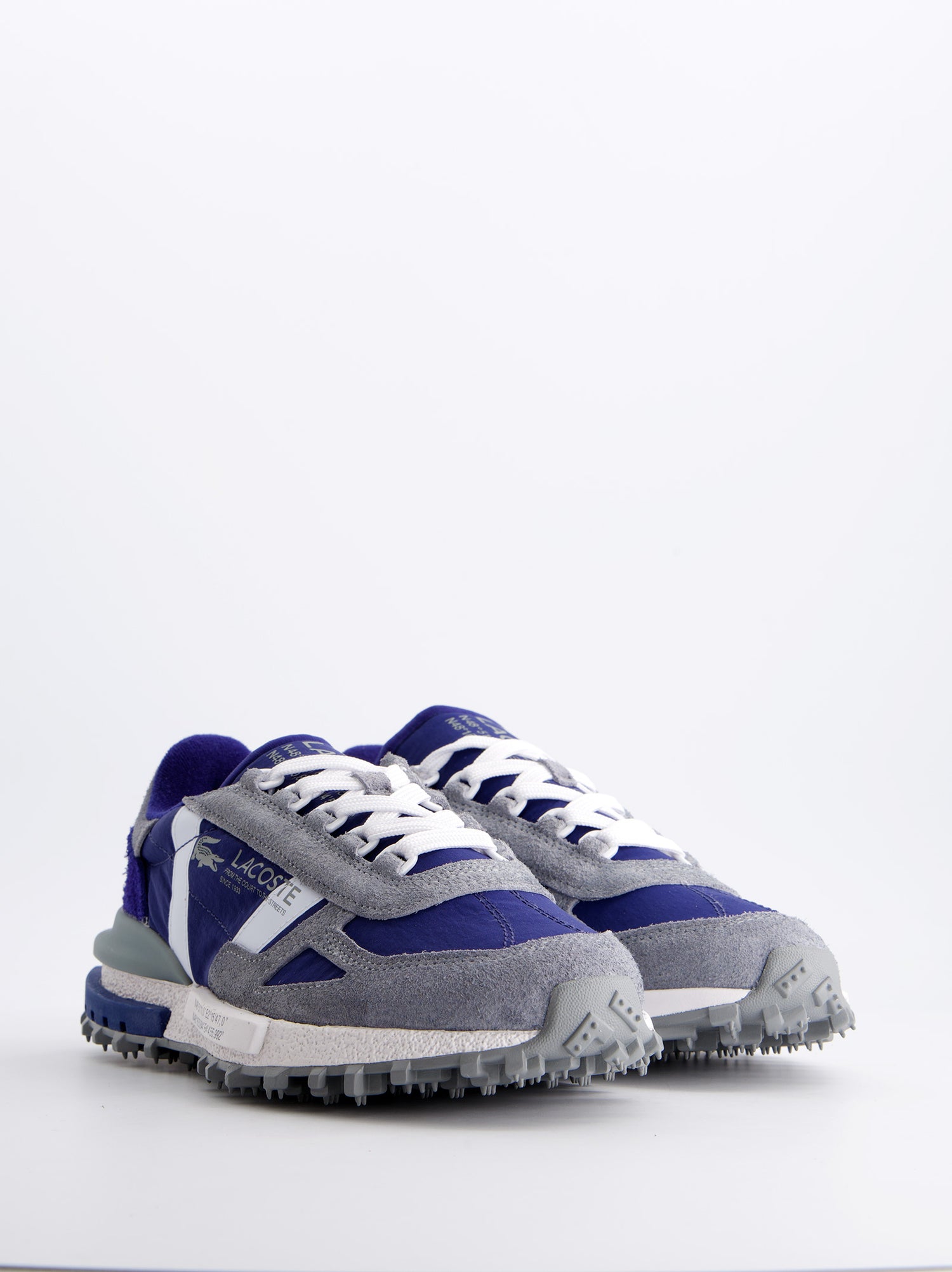 Zapatillas Lacoste Deportivas Azul Eléctrico y Gris - Elite Active