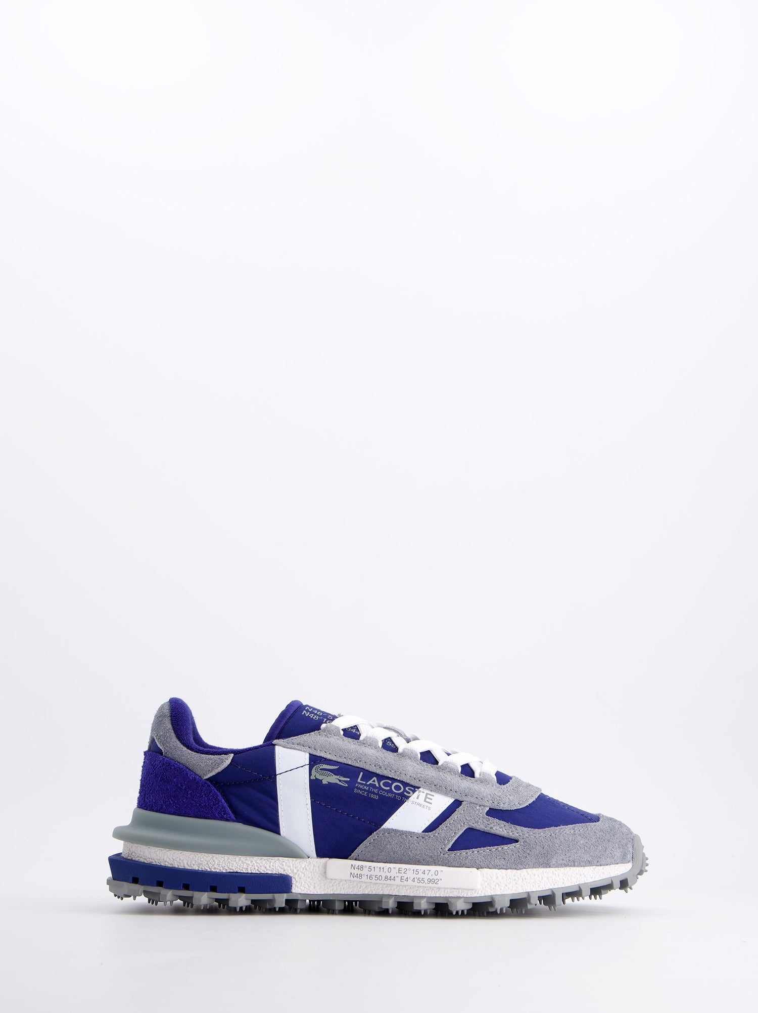 Zapatillas Lacoste Deportivas Azul Eléctrico y Gris - Elite Active