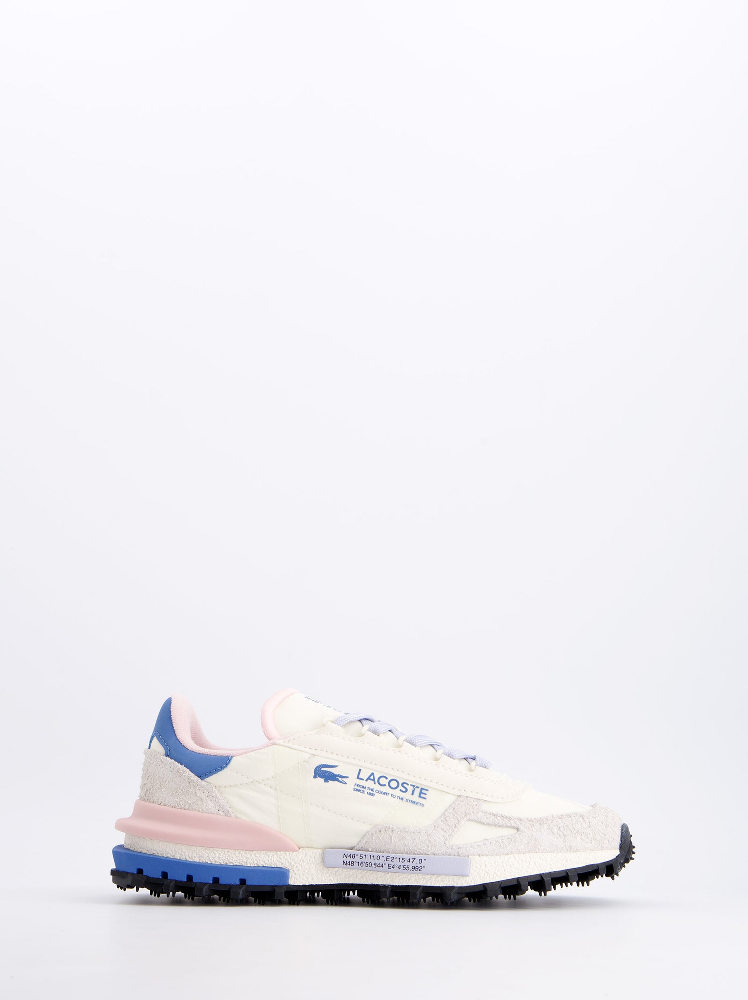 Zapatillas Lacoste Elite Active Blanco Y Rosa