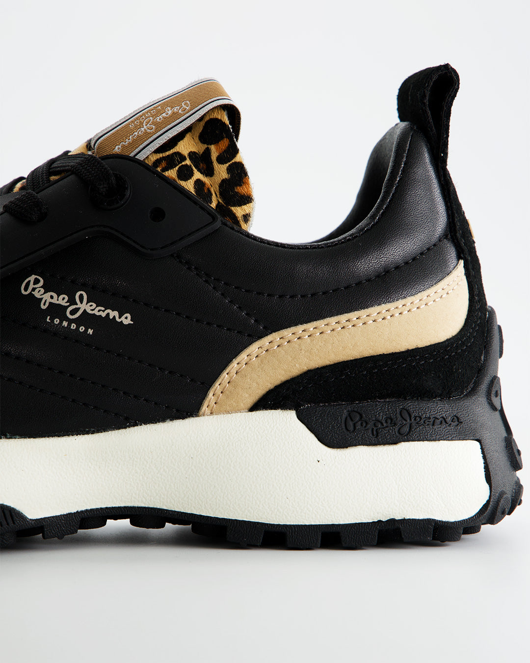 Zapatillas Pepe Jeans Negras con Estampado