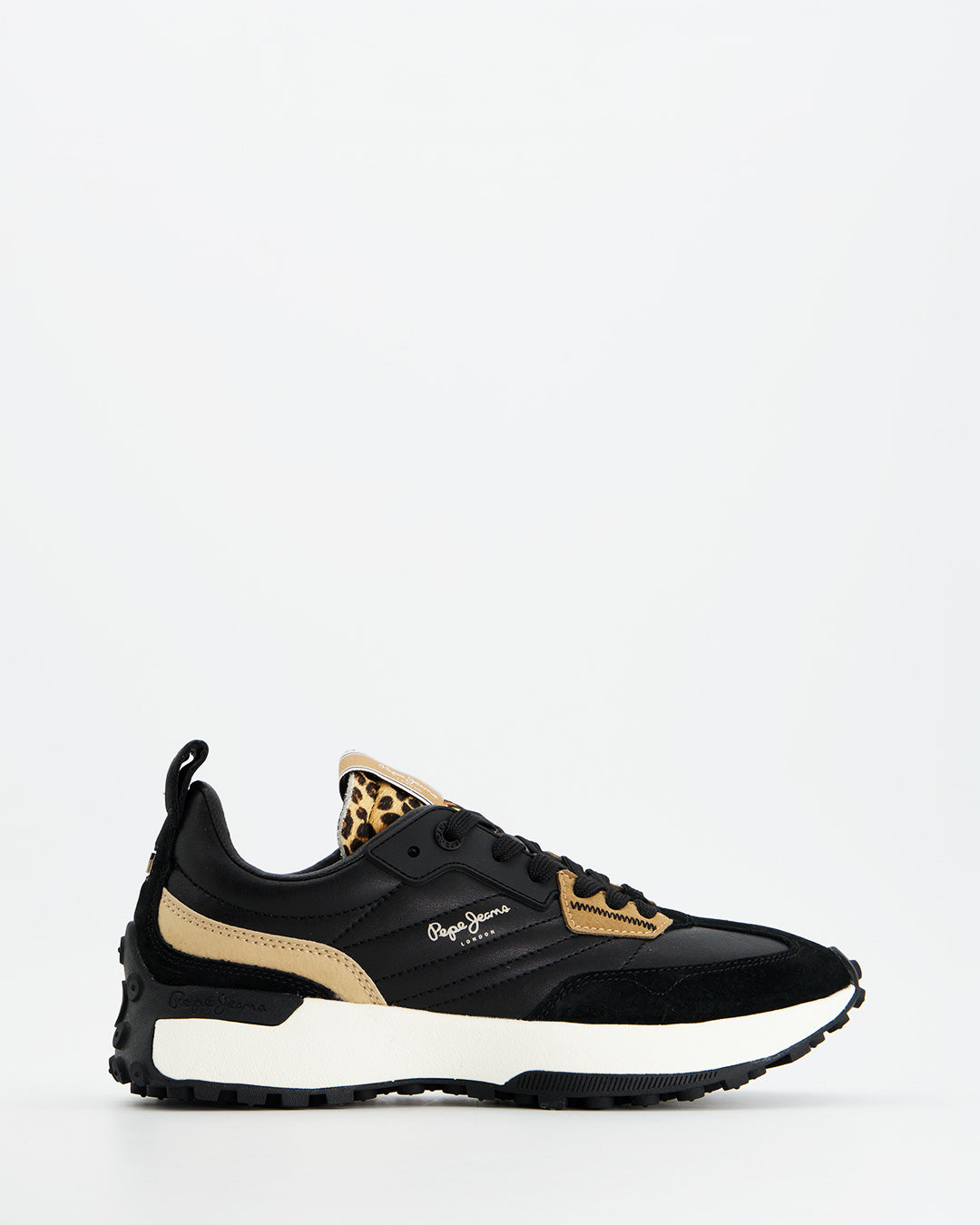 Zapatillas Pepe Jeans Negras con Estampado